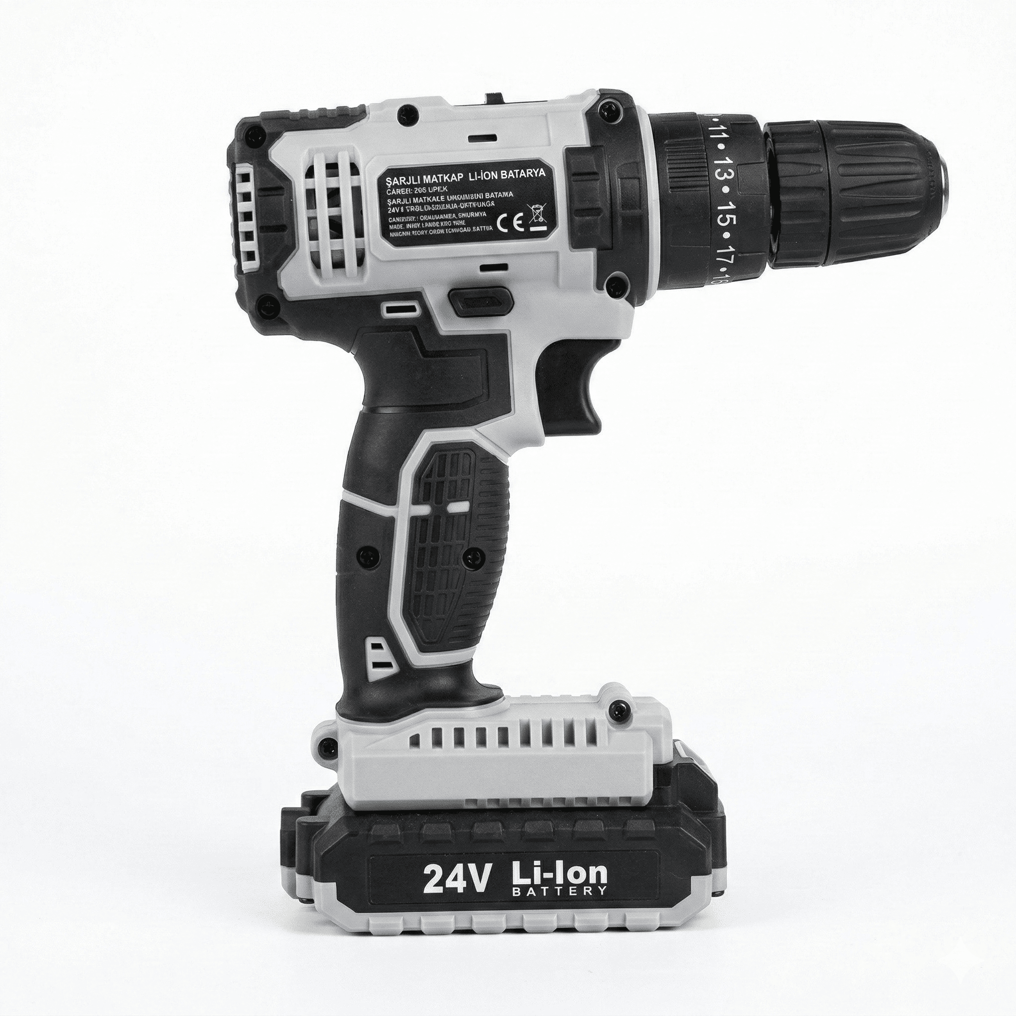 WESTAO 24V Şarjlı Matkap - Yan Görünüm